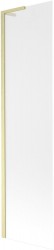 MEXEN/S - Next L vanová zástěna FIX 80 x 150, vzor, zlato kartáčovaný (895-080-000-03-30-55)