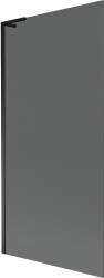MEXEN/S - Next L vanová zástěna FIX 90 x 150, grafit, černá (895-090-000-03-40-70)