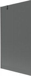 MEXEN/S - Next vanová zástěna FIX 100 x 150, grafit, grafit kartáčovaná (895-100-000-00-40-66)