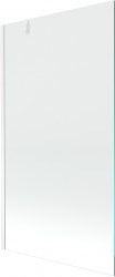 MEXEN/S - Next vanová zástěna FIX 100 x 150, transparent, bílá (895-100-000-00-00-20)