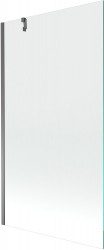MEXEN/S - Next vanová zástěna FIX 100 x 150, transparent, grafit metal (895-100-000-00-00-95)