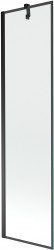 MEXEN/S - Next vanová zástěna FIX 50 x 150, černá dekor, černá (895-050-000-00-70-70)