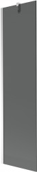 MEXEN/S - Next vanová zástěna FIX 50 x 150, grafit, chrom (895-050-000-00-40-01)