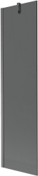 MEXEN/S - Next vanová zástěna FIX 50 x 150, grafit, grafit kartáčovaná (895-050-000-00-40-66)