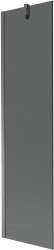 MEXEN/S - Next vanová zástěna FIX 50 x 150, grafit, grafit metal (895-050-000-00-40-95)
