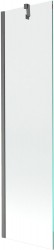 MEXEN/S - Next vanová zástěna FIX 50 x 150, transparent, grafit kartáčovaná (895-050-000-00-00-66)