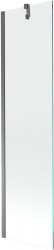 MEXEN/S - Next vanová zástěna FIX 50 x 150, transparent, grafit metal (895-050-000-00-00-95)