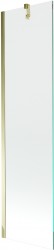 MEXEN/S - Next vanová zástěna FIX 50x150, transparent, zlatá (895-050-000-00-00-50)
