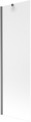 MEXEN/S - Next vanová zástěna FIX 60 x 150, dekor, grafit kartáčovaná (895-060-000-00-30-66)