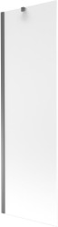 MEXEN/S - Next vanová zástěna FIX 60 x 150, dekor, grafit metal (895-060-000-00-30-95)