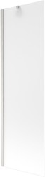 MEXEN/S - Next vanová zástěna FIX 60 x 150, dekor, nikl kartáčovaná (895-060-000-00-30-97)
