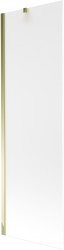 MEXEN/S - Next vanová zástěna FIX 60 x 150, dekor, zlatá (895-060-000-00-30-50)