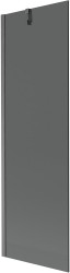 MEXEN/S - Next vanová zástěna FIX 60 x 150, grafit, grafit kartáčovaná (895-060-000-00-40-66)