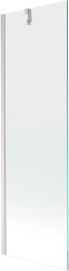MEXEN/S - Next vanová zástěna FIX 60 x 150, transparent, nikl kartáčovaná (895-060-000-00-00-97)