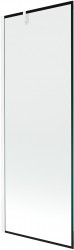 MEXEN/S - Next vanová zástěna FIX 70 x 150, černá dekor, bílá (895-070-000-00-70-20)