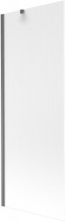 MEXEN/S - Next vanová zástěna FIX 70 x 150, dekor, grafit kartáčovaná (895-070-000-00-30-66)
