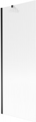 MEXEN/S - Next vanová zástěna FIX 70 x 150, proužky, černá (895-070-000-00-09-70)