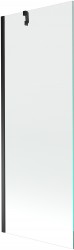MEXEN/S - Next vanová zástěna FIX 70x150, transparent, černá (895-070-000-00-00-70)