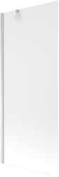 MEXEN/S - Next vanová zástěna FIX 80 x 150, dekor, nikl kartáčovaná (895-080-000-00-30-97)