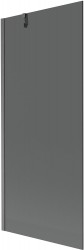 MEXEN/S - Next vanová zástěna FIX 80 x 150, grafit, grafit kartáčovaná (895-080-000-00-40-66)