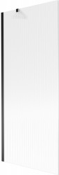MEXEN/S - Next vanová zástěna FIX 80 x 150, proužky, černá (895-080-000-00-09-70)