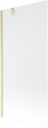 MEXEN/S - Next vanová zástěna FIX 90 x 150, dekor, zlatá kartáčovaná (895-090-000-00-30-55)