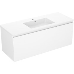 MEXEN/S - Orio koupelnová skříňka 120 cm s umyvadlem Otis, 1 šuplík, bílá mat (91A10-12047-1-BF01-W18M01)