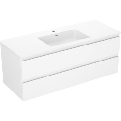 MEXEN/S - Orio koupelnová skříňka 120 cm s umyvadlem Otis, 2 zásuvky, bílá mat (91A10-12047-2-BFF01-W18M01)