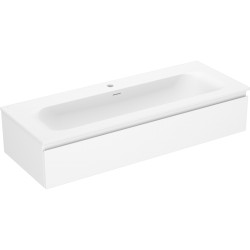 MEXEN/S - Orio koupelnová skříňka 120 cm s umyvadlem Vela, 1 šuplík, bílá mat (91A10-12023-1-BF01-W23M01)