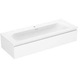 MEXEN/S - Orio koupelnová skříňka 120 cm s umyvadlem Vela, 1 šuplík, bílá mat (91A10-12023-1-BF01-W23M01)