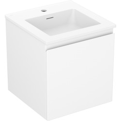 MEXEN/S - Orio koupelnová skříňka 45 cm s umyvadlem Otis, 1 šuplík, bílá mat (91A10-04547-1-BF01-W18M01)