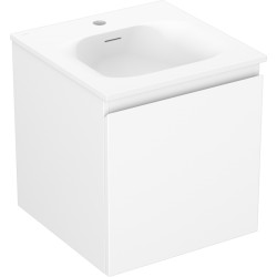 MEXEN/S - Orio koupelnová skříňka 45 cm s umyvadlem Vela, 1 šuplík, bílá mat (91A10-04547-1-BF01-W23M01)