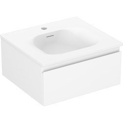 MEXEN/S - Orio koupelnová skříňka 50 cm s umyvadlem Vela, 1 šuplík, bílá mat (91A10-05023-1-BF01-W23M01)