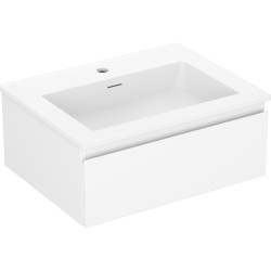 MEXEN/S - Orio koupelnová skříňka 60 cm s umyvadlem Otis, 1 šuplík, bílá mat (91A10-06023-1-BF01-W18M01)