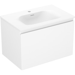 MEXEN/S - Orio koupelnová skříňka 70 cm s umyvadlem Vela, 1 šuplík, bílá mat (91A10-07047-1-BF01-W23M01)