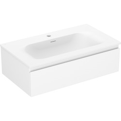 MEXEN/S - Orio koupelnová skříňka 80 cm s umyvadlem Vela, 1 šuplík, bílá mat (91A10-08023-1-BF01-W23M01)