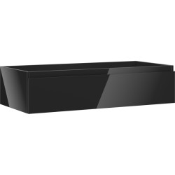 MEXEN/S - Orio koupelnová skříňka pod umyvadlo 100, 1 šuplík, černá lesk (91A10-10023-1-BF70)