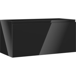 MEXEN/S - Orio koupelnová skříňka pod umyvadlo 100, 1 šuplík, černá lesk (91A10-10047-1-BF70)