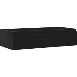 MEXEN/S - Orio koupelnová skříňka pod umyvadlo 100, 1 šuplík, černá mat (91A10-10023-1-BF71)