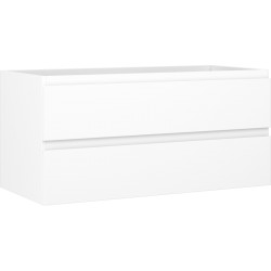 MEXEN/S - Orio koupelnová skříňka pod umyvadlo 100, 2 zásuvky, bílá mat (91A10-10047-2-BFF01)