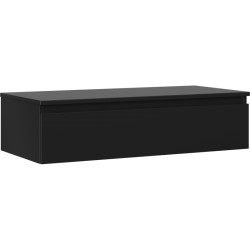 MEXEN/S - Orio koupelnová skříňka pod umyvadlo 100 cm s deskou, 1 šuplík, černá mat (91A10-10023-1-BFC71)