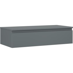 MEXEN/S - Orio koupelnová skříňka pod umyvadlo 100 cm s deskou, 1 šuplík, grafit mat (91A10-10023-1-BFC66)