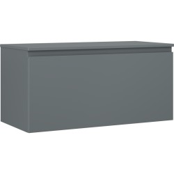 MEXEN/S - Orio koupelnová skříňka pod umyvadlo 100 cm s deskou, 1 šuplík, grafit mat (91A10-10047-1-BFC66)