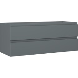 MEXEN/S - Orio koupelnová skříňka pod umyvadlo 120, 2 zásuvky, grafit mat (91A10-12047-2-BFF66)