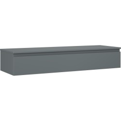 MEXEN/S - Orio koupelnová skříňka pod umyvadlo 140 cm s deskou, 1 šuplík, grafit mat (91A10-14023-1-BFC66)