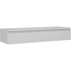MEXEN/S - Orio koupelnová skříňka pod umyvadlo 140 cm s deskou, 1 šuplík, šedá mat (91A10-14023-1-BFC62)