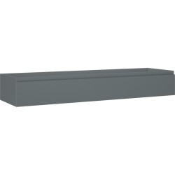 MEXEN/S - Orio koupelnová skříňka pod umyvadlo 160, 1 šuplík, grafit mat (91A10-16023-1-BF66)