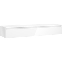 MEXEN/S - Orio koupelnová skříňka pod umyvadlo 160 cm s deskou, 1 šuplík, bílá lesk (91A10-16023-1-BFC00)