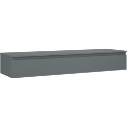 MEXEN/S - Orio koupelnová skříňka pod umyvadlo 160 cm s deskou, 1 šuplík, grafit mat (91A10-16023-1-BFC66)