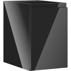 MEXEN/S - Orio koupelnová skříňka pod umyvadlo 30, 1 dvířka, černá lesk (91A11-03047-1-BF70)